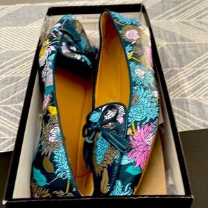 Talbots Twilight Teal Francesca Bow Shoe